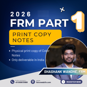 Falcon FRM Part I Book Color Print 2026 Edition - Pre Booking